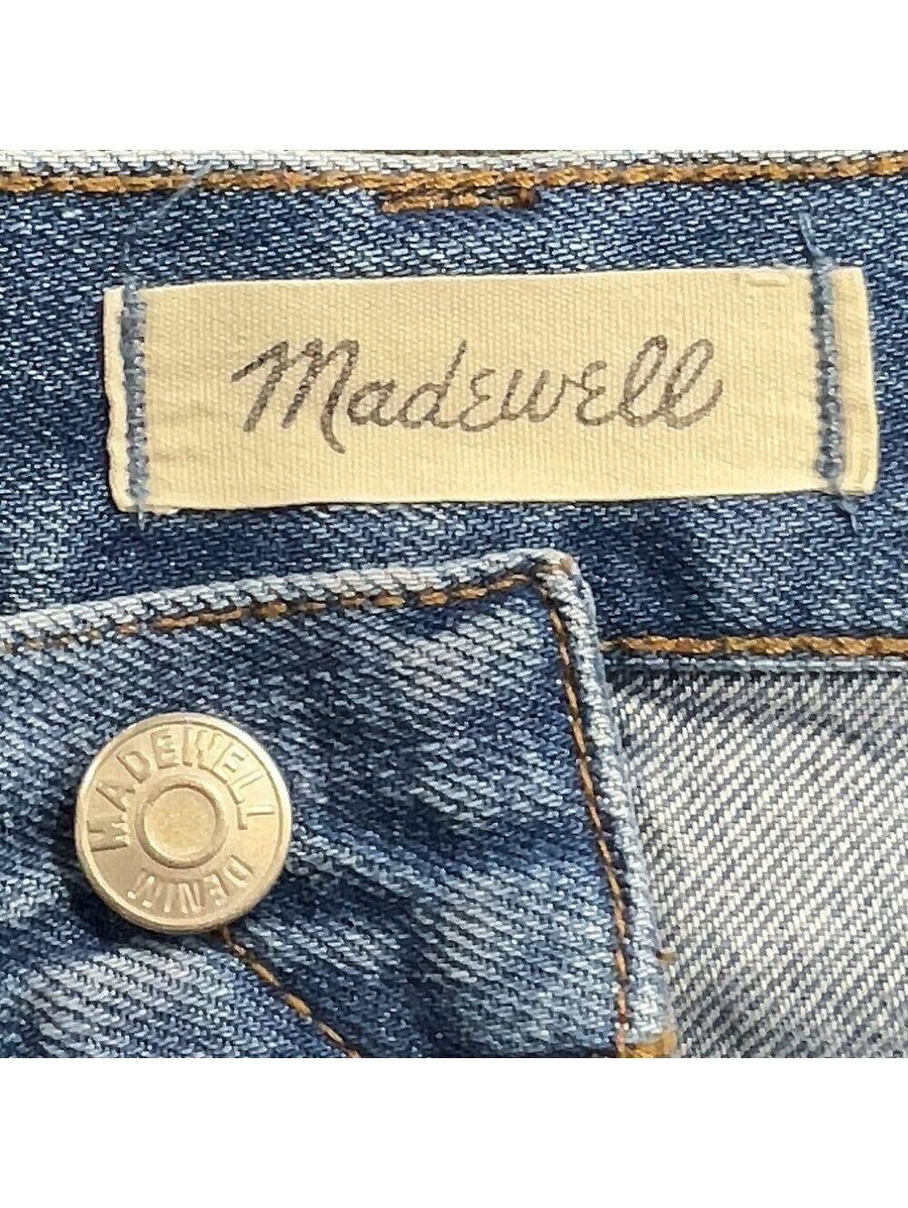 Madewell The Perfect Vintage Jean Light Wash Distressed High Rise Size 25 - Picture 6 of 8